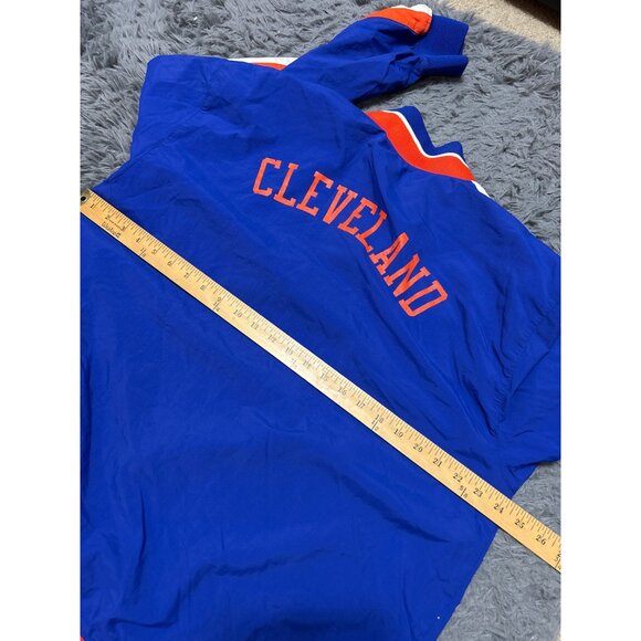 Mitchell & Ness NBA Hardwood Classics Cleveland Cavaliers Jacket XL Vintage Blue - Picture 10 of 14